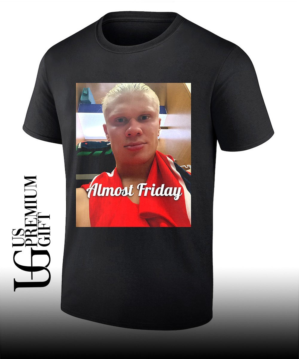 Erling Haaland Norway selfie Almost Friday shirt