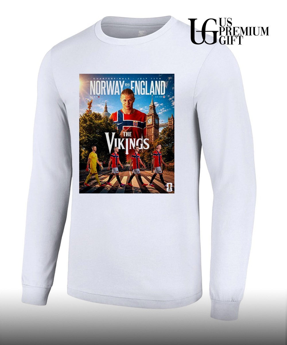 Erling Haaland Norway vs England 2026 World Cup Quarterfinals Abbey Road shirt