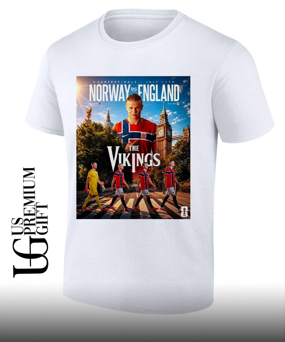 Erling Haaland Norway vs England 2026 World Cup Quarterfinals Abbey Road shirt