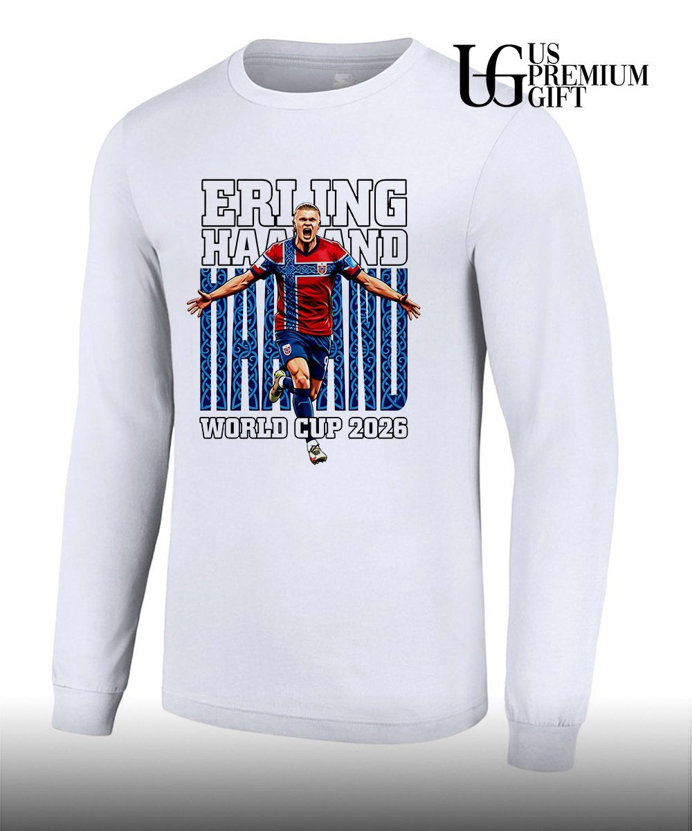 Erling Haaland scream World Cup 2026 shirt