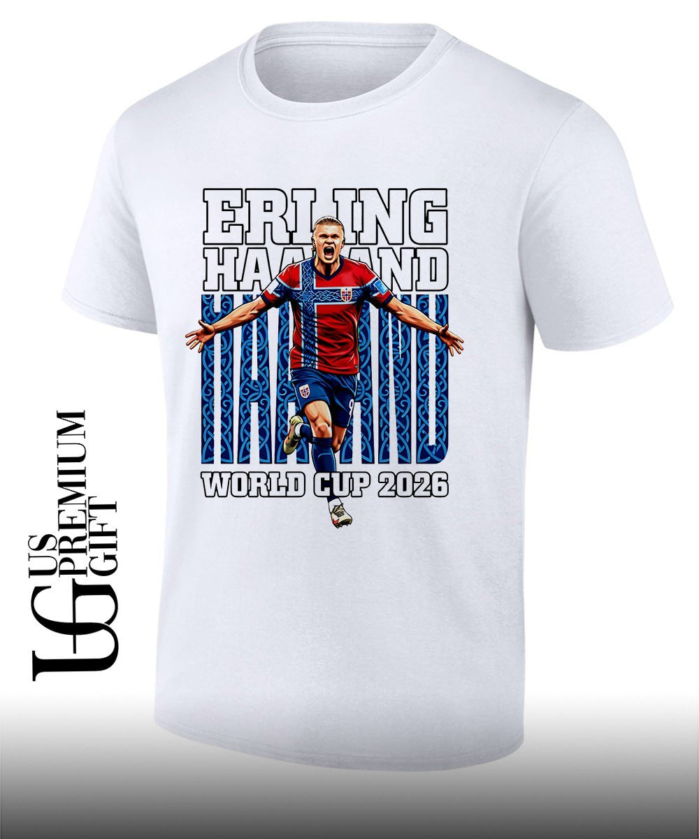 Erling Haaland scream World Cup 2026 shirt