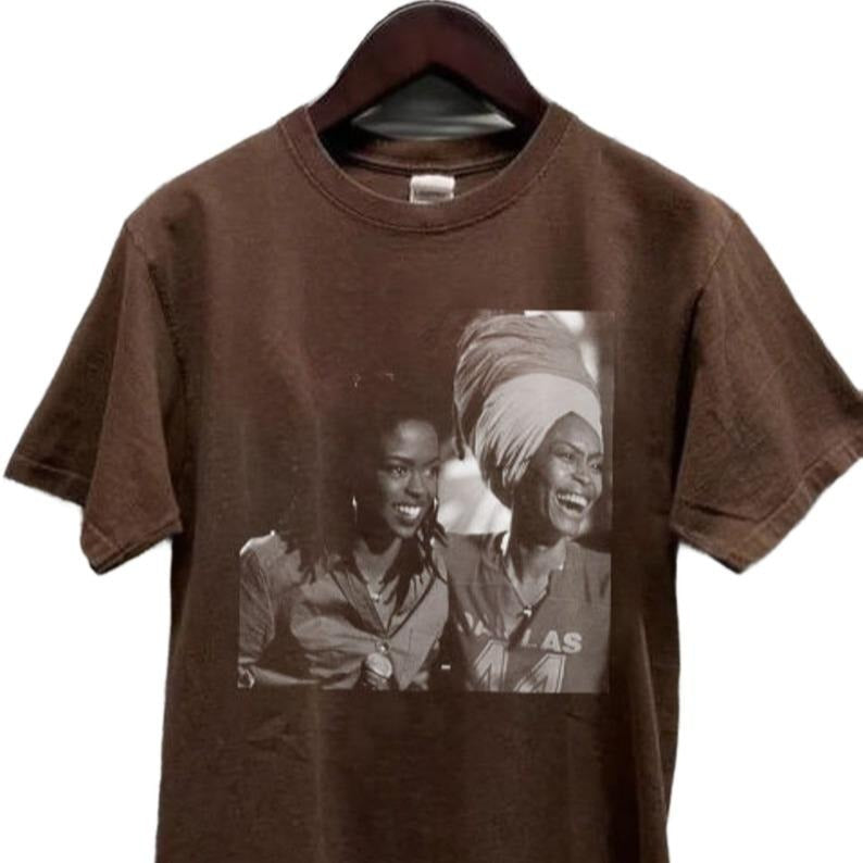 Erykah Badu & Ms. Lauryn Hill Shirt 90s Erykah Badu Shirt Music Fans Music Rock Shirt T-Shirts