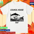Esdeekid Council House Rat Shirt Unisex , , , Long Sleeve Tee