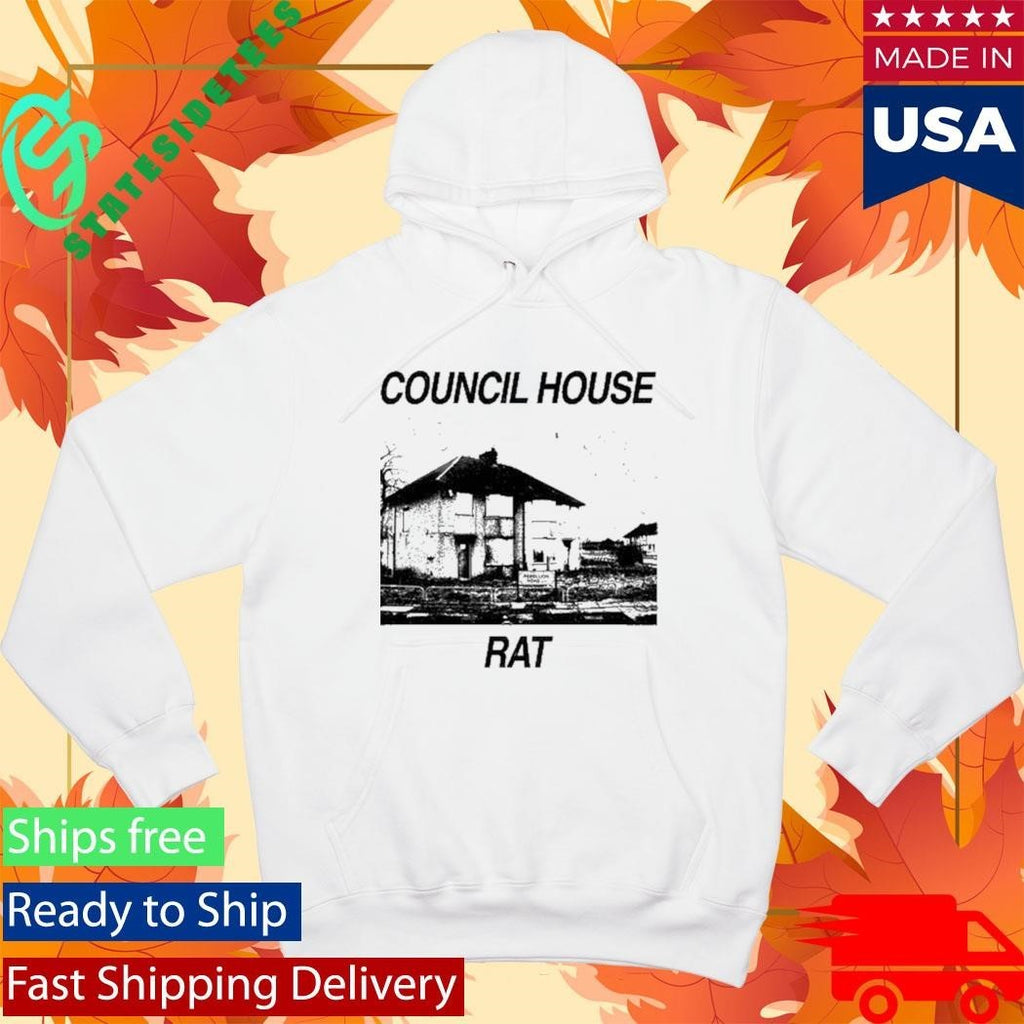 Esdeekid Council House Rat Shirt Unisex , , , Long Sleeve Tee