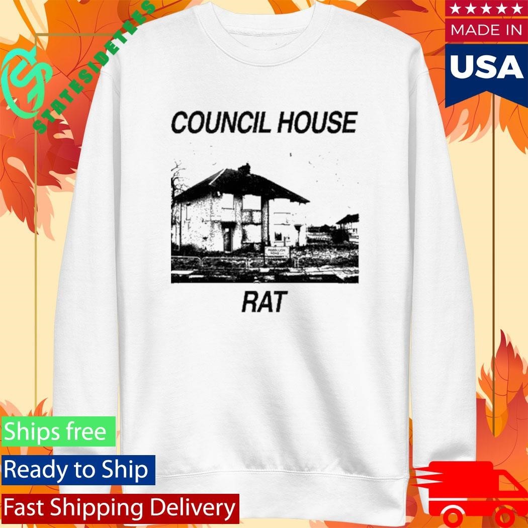 Esdeekid Council House Rat Shirt Unisex , , , Long Sleeve Tee