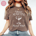 Espresso Martini Social Club Shirt Espresso Martini Lover Bachelorette Party Martini Shirt Tini Time Shirt Preppy Her T-Shirts