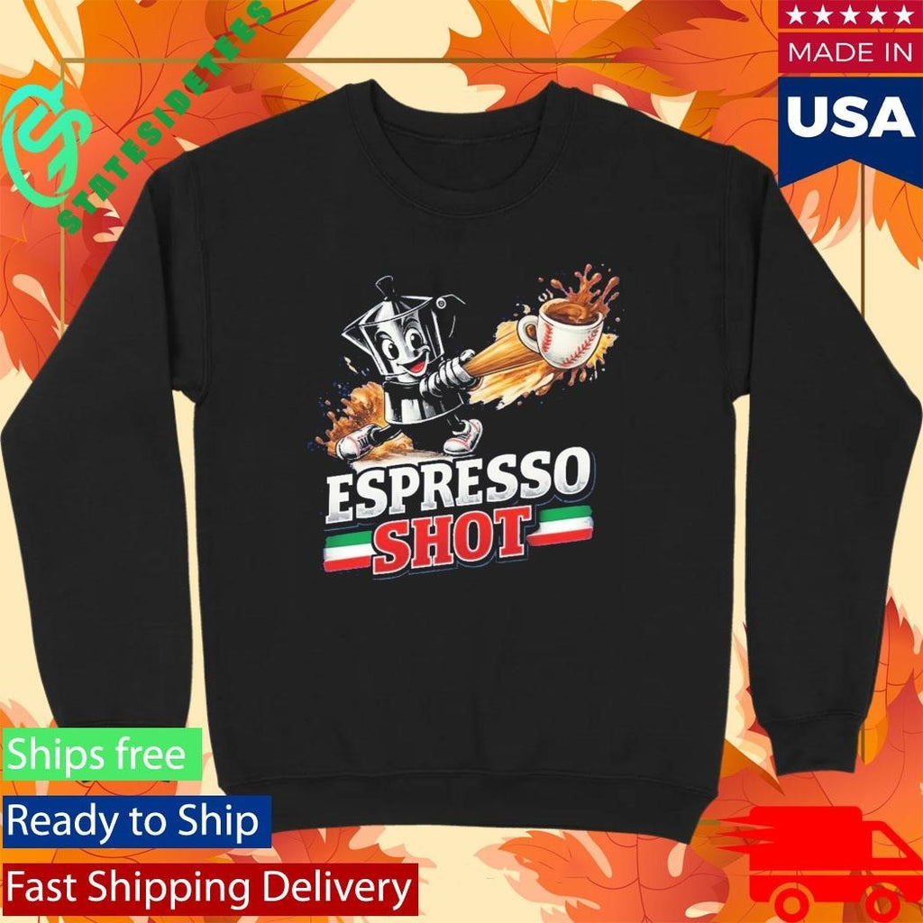 Espresso Shot Italia Baseball Shirt Unisex , , , Long Sleeve Tee