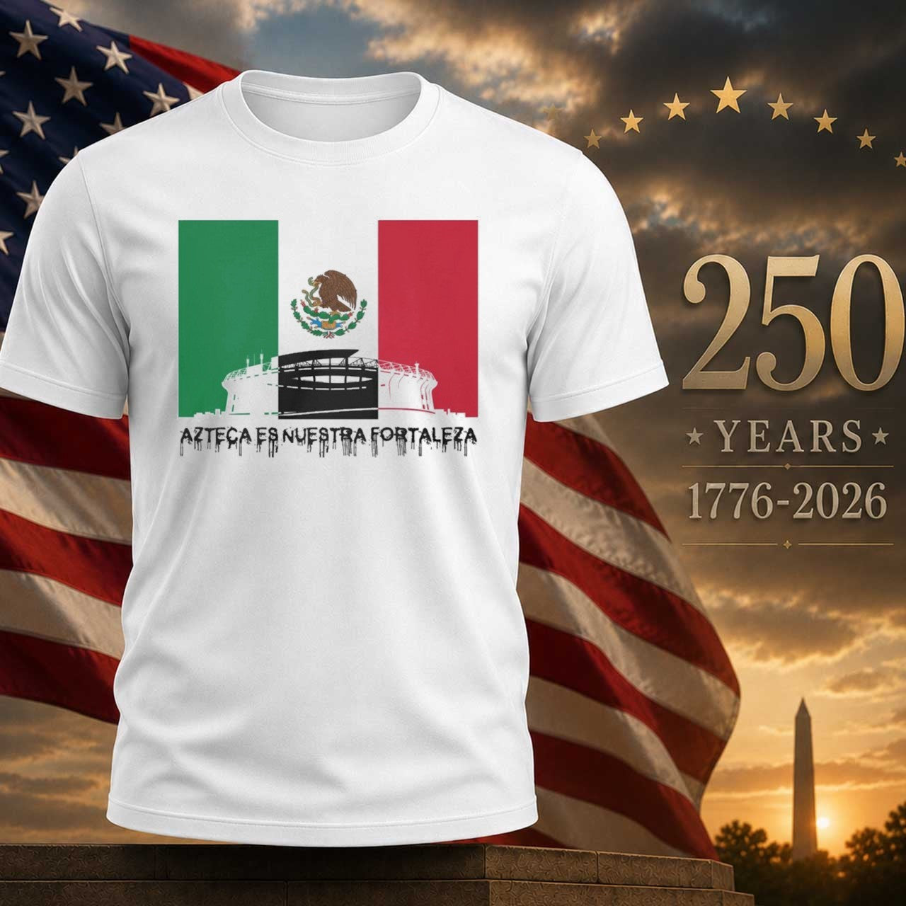 Estadio Azteca Altitude Mexico Football Shirt