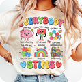 Everybody Stims T Shirt Autism Ed Teacher T Shirt Neurodiversity T Shirt Sped Teacher T Shirt Comfort Colors T-Shirts