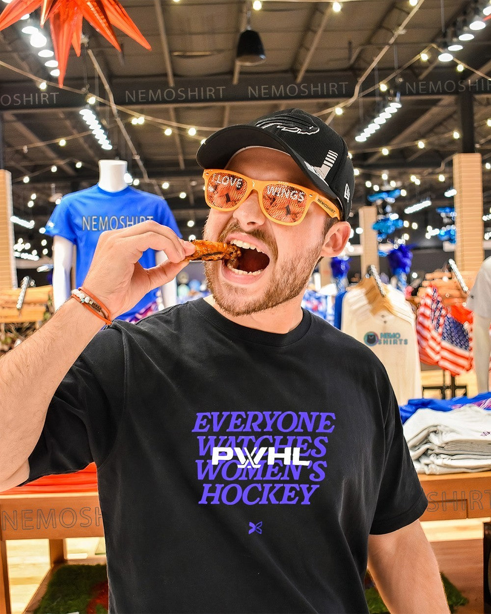 Everyone Watches Hockey Pwhl Logo Tee Unisex T-shirt, Sweatshirt, Hoodie (1)