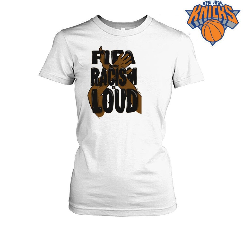 FIFA Your Racism Is Loud Anti Racism Football Supporter Statement Vintage Graphic Shirt