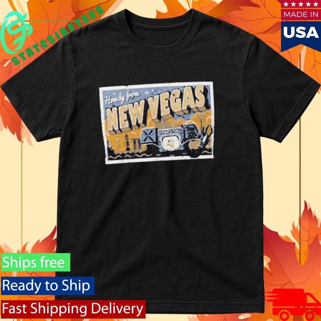 Fallout Howdy From New Vegas Shirt Unisex , , , Long Sleeve Tee