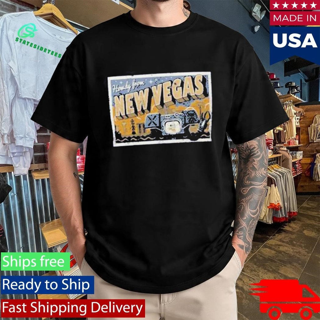 Fallout Howdy From New Vegas Shirt Unisex , , , Long Sleeve Tee