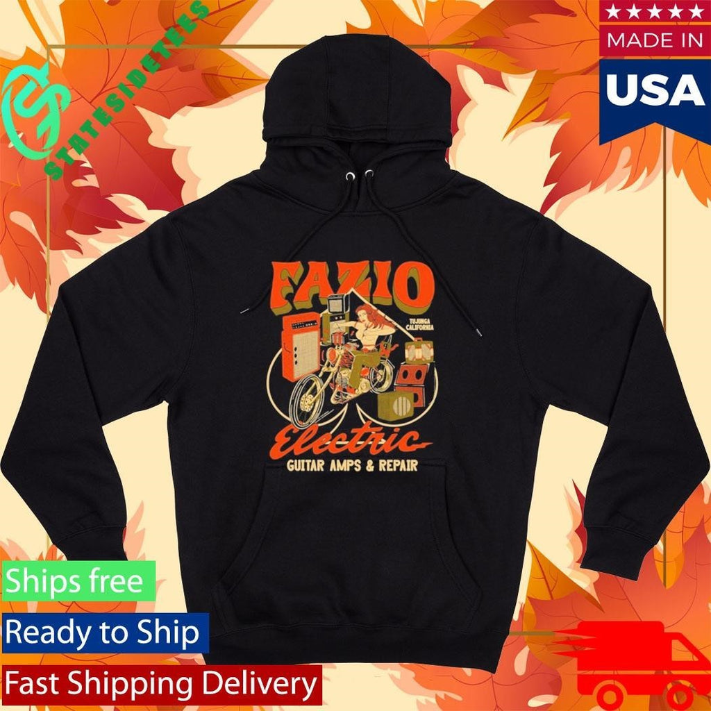 Fazio Electric Guitar Amps And Repair Shirt Unisex , , , Long Sleeve Tee
