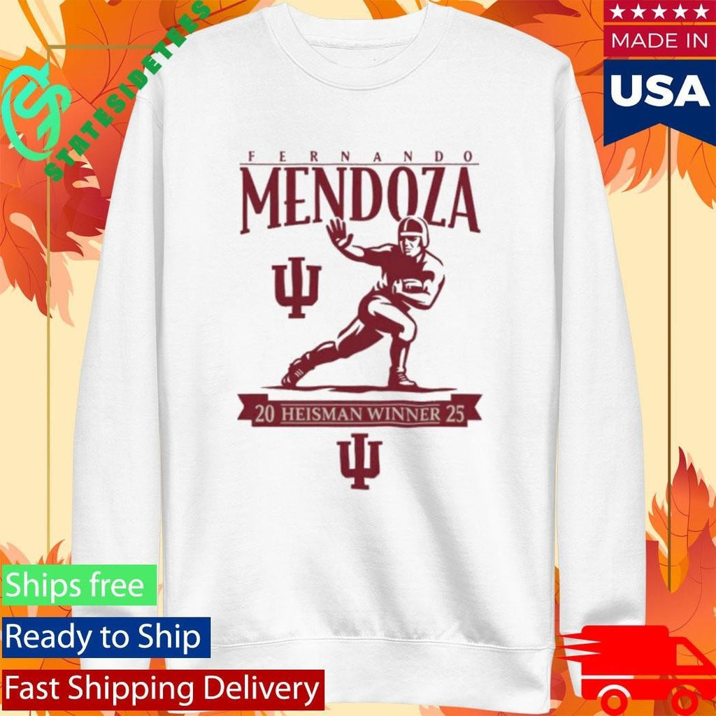 Fernando Mendoza 2025 Heisman Trophy Winner Shirt Unisex , , , Long Sleeve Tee