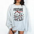 Festive Af Print Is Sublimation Relaxed Fit Casual T-Shirts