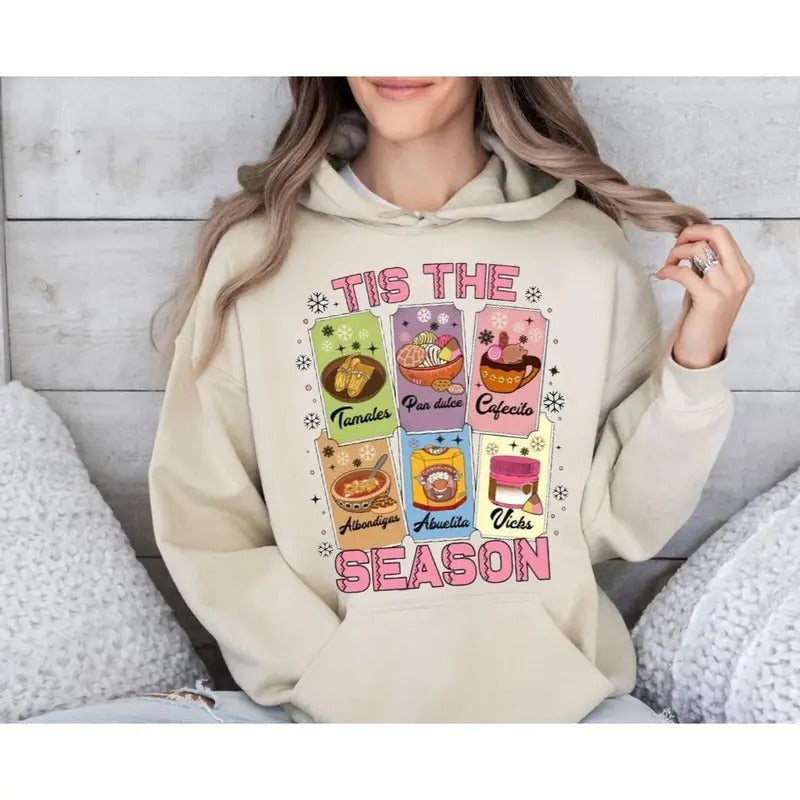 Festive Shirt All Cozy Mexican Calories Don'T Count Pink Spanish Chocolate Abuelita T-Shirts