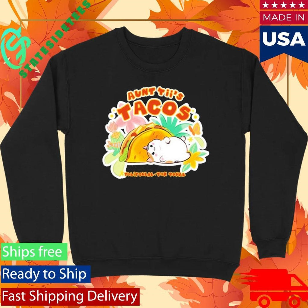Final Fantasy XIV Aunt Tii’s Tacos Shirt Unisex , , , Long Sleeve Tee