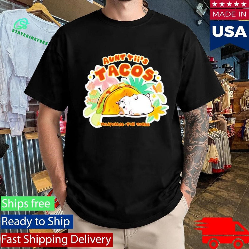 Final Fantasy XIV Aunt Tii’s Tacos Shirt Unisex , , , Long Sleeve Tee