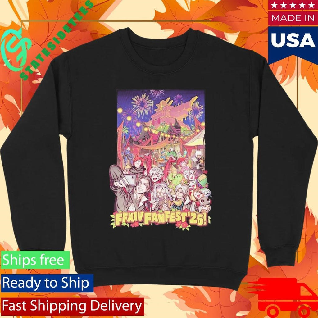 Final Fantasy XIV Night Market Shirt Unisex , , , Long Sleeve Tee