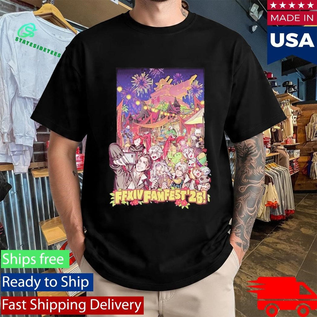 Final Fantasy XIV Night Market Shirt Unisex , , , Long Sleeve Tee