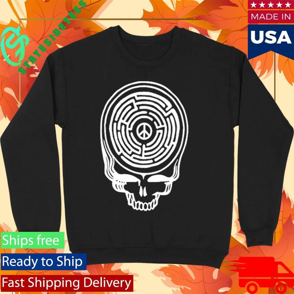 Find Peace Skull Shirt Unisex , , , Long Sleeve Tee