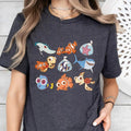 Finding Dory Nemo Character Portrait Family Matching Shirt Magic Kingdom T-Shirts