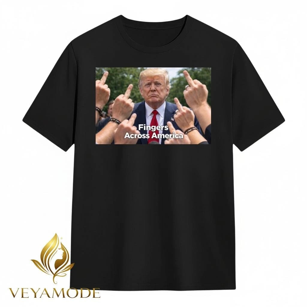 Fingers Across America Trump tee Unisex , , , Long Sleeve Tee