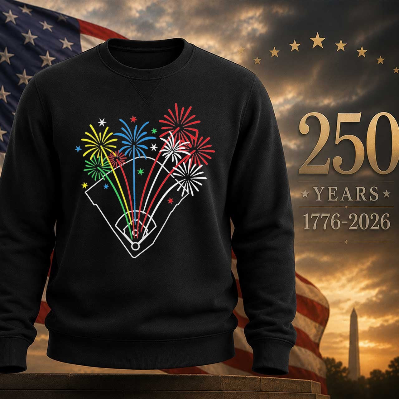 Fireworks On The 4th Of July Shirt