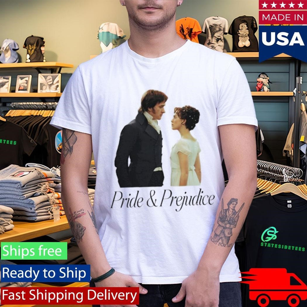 Fitzwilliam Darcy And Elizabeth Bennet Pride And Prejudice Unisex , , , Long Sleeve Tee