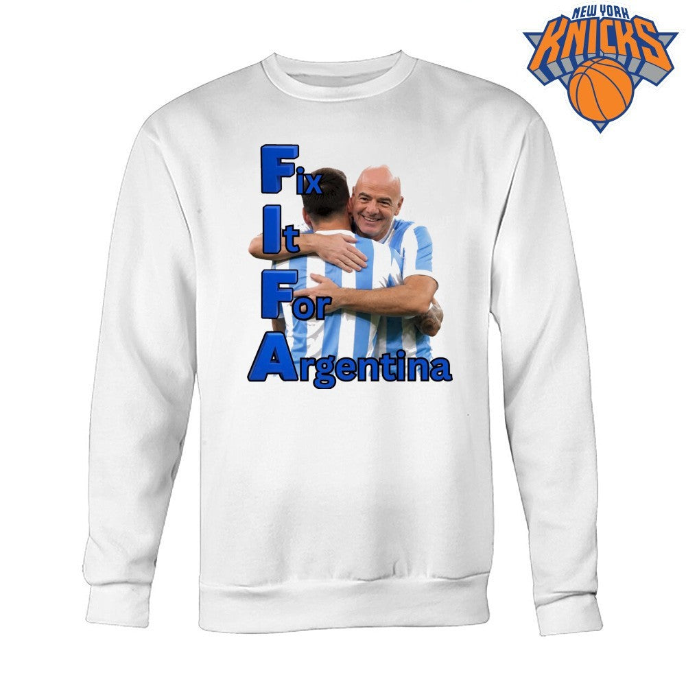 Fix It For Argentina FIFA Messi Infantino Meme Shirt
