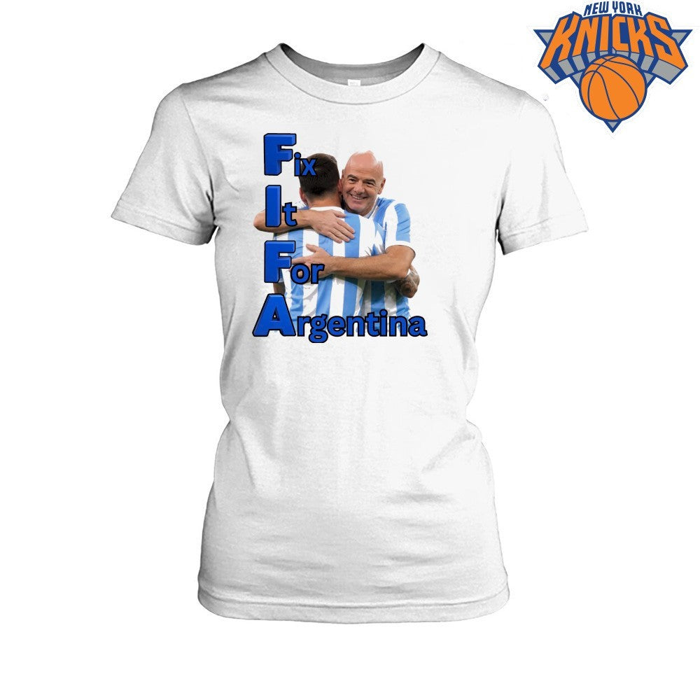 Fix It For Argentina FIFA Messi Infantino Meme Shirt