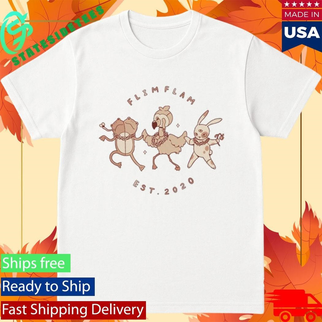 Flamingo and Friends Adult Shirt Unisex , , , Long Sleeve Tee