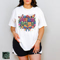 Floral Butterfly Autism Mama White 100% Ring Spun Cotton Fit T-Shirts
