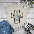 Floral Cross T-Shirts