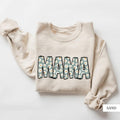 Floral Mama Cute Long Sleeve Comfortable Grandma Womenswear T-Shirts