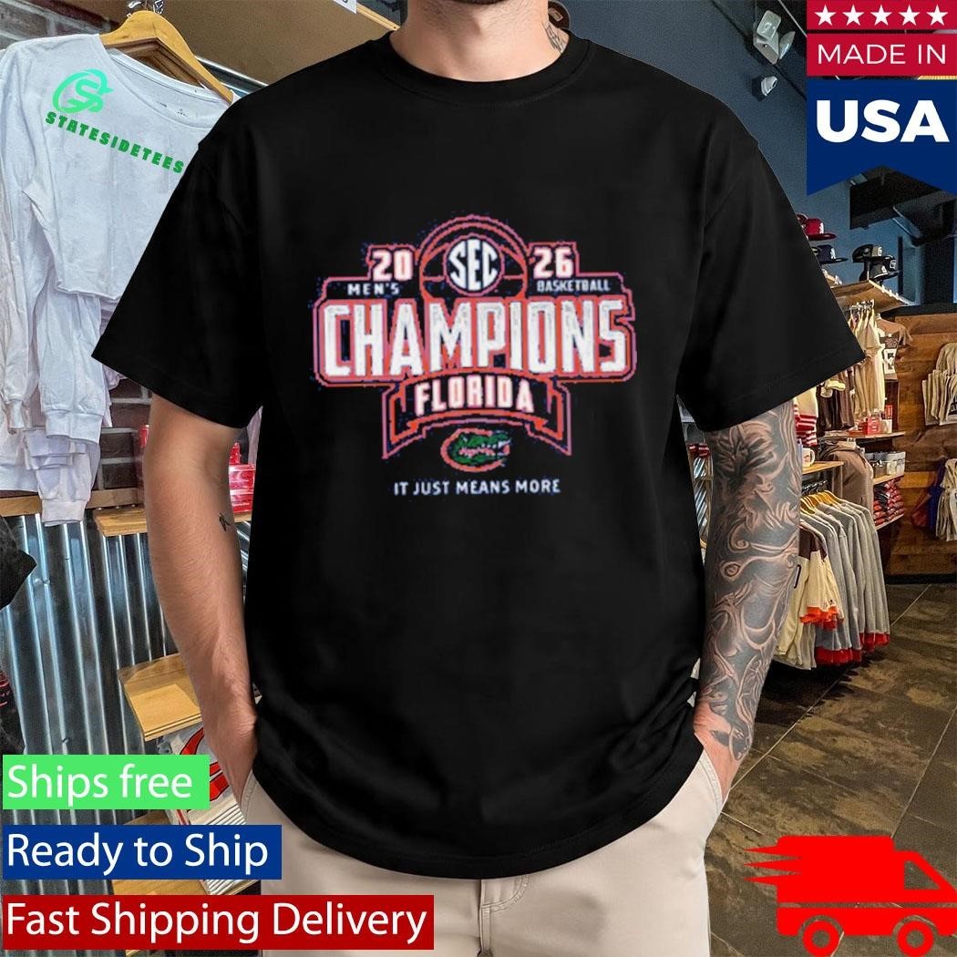 Florida Gators 2026 SEC Men’s Basketball Regular Season Champions Shirt Unisex , , , Long Sleeve Tee