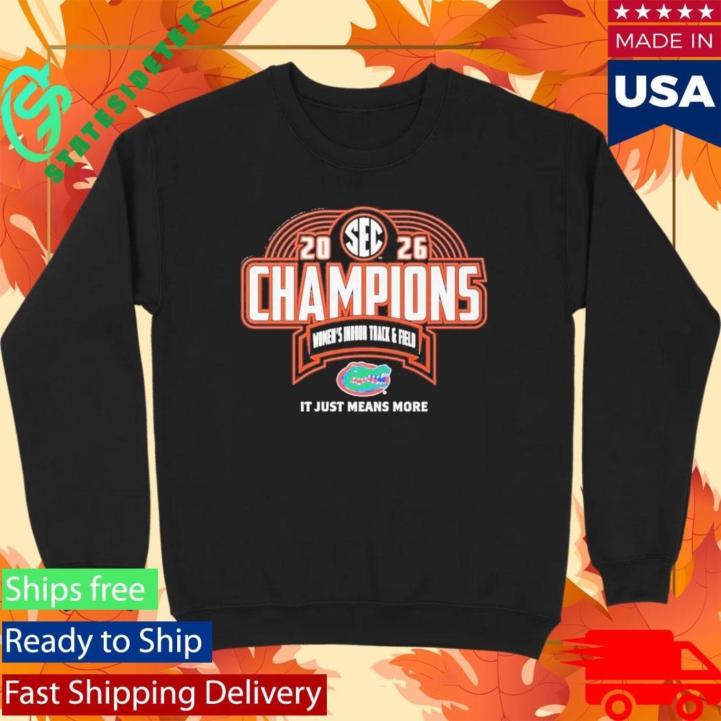Florida Gators 2026 SEC Women’s Indoor Track And Field Champions Shirt Unisex , , , Long Sleeve Tee