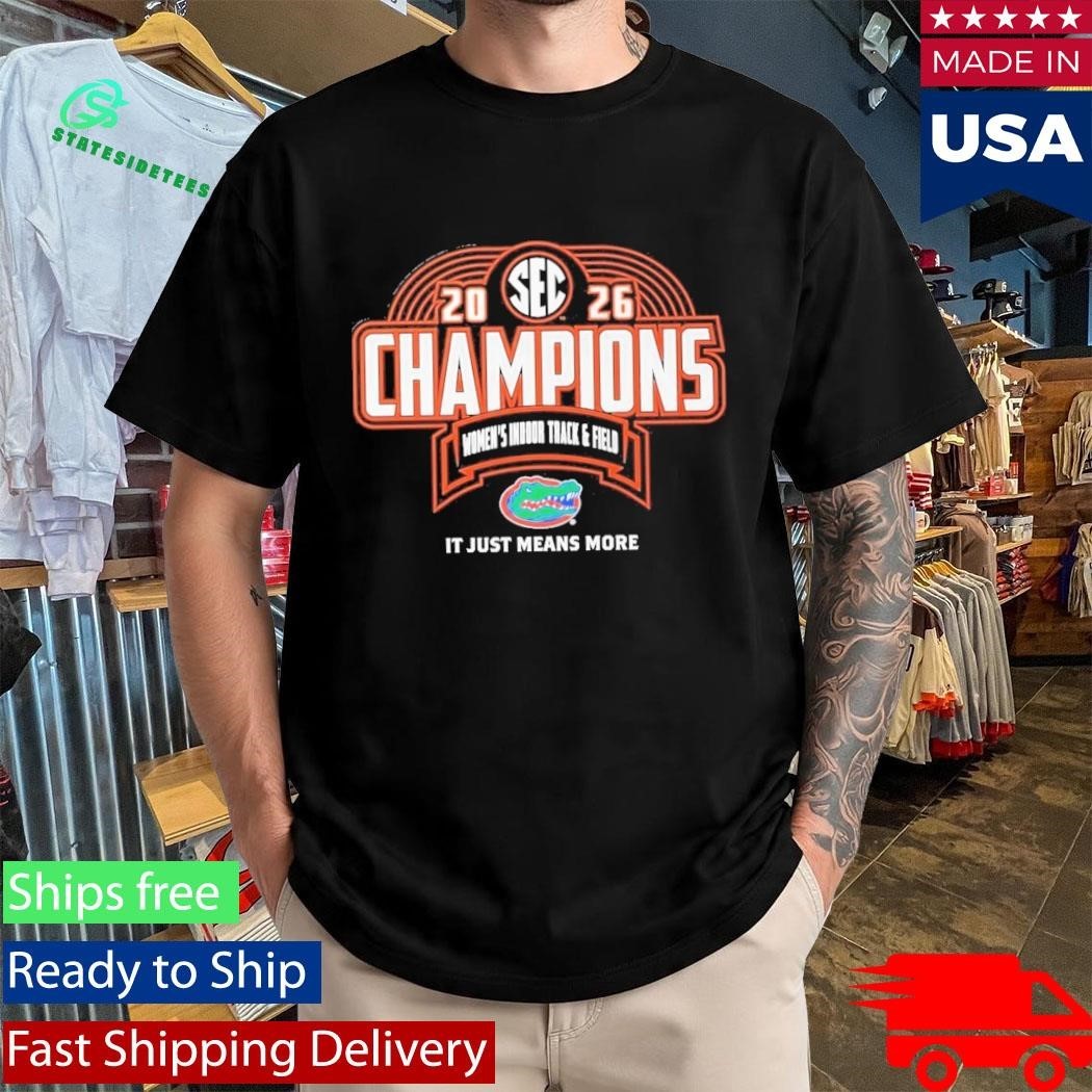 Florida Gators 2026 SEC Women’s Indoor Track And Field Champions Shirt Unisex , , , Long Sleeve Tee