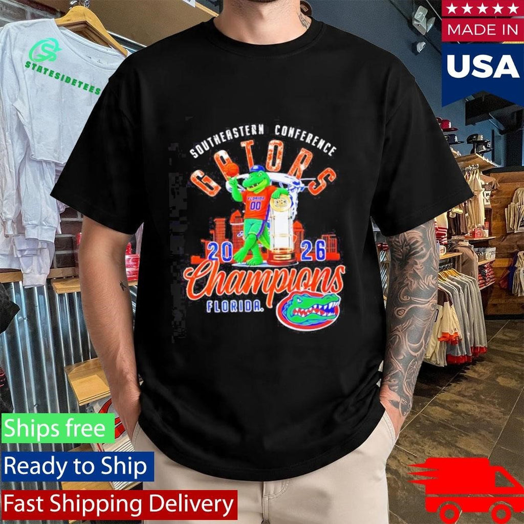 Florida Gators Southeastern Conference Champions 2026 mascot Shirt Unisex , , , Long Sleeve Tee