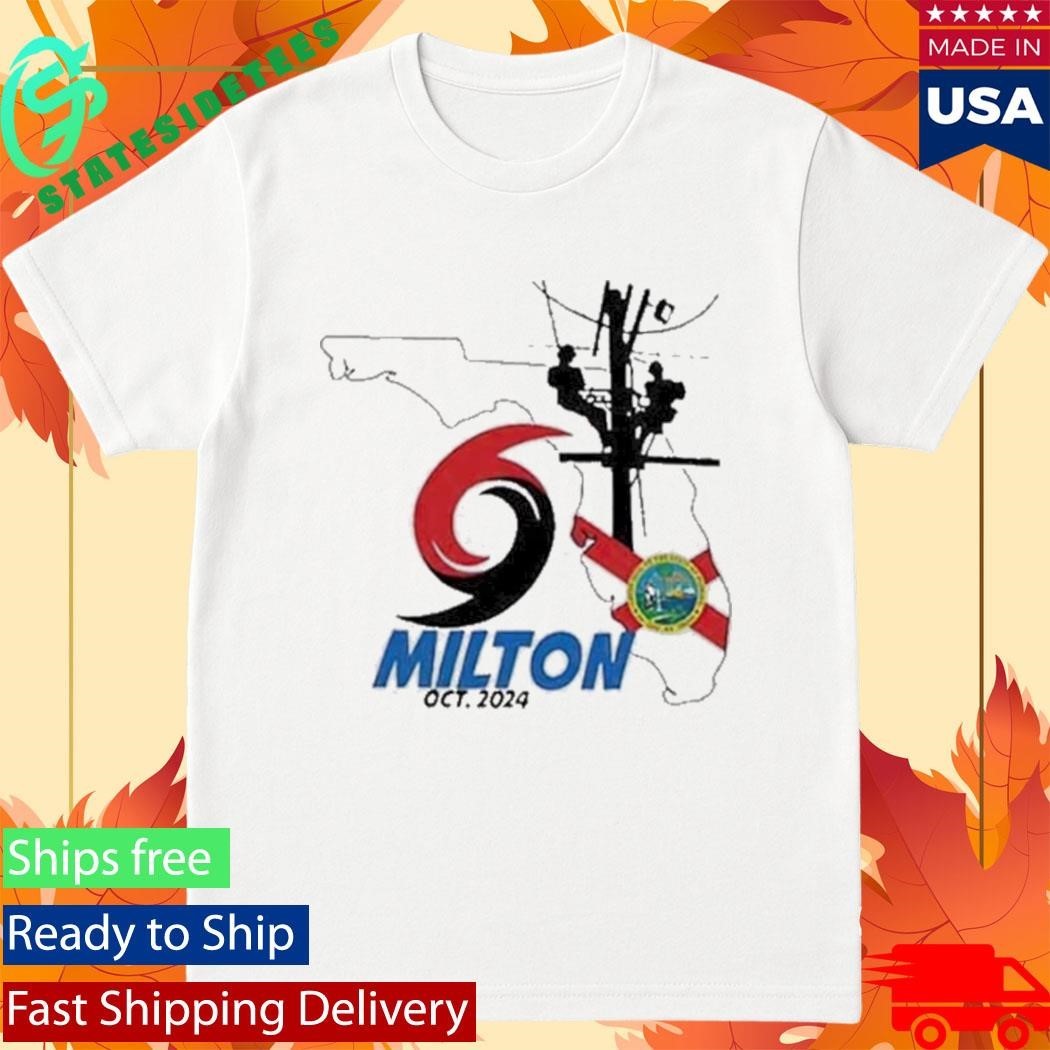 Florida I Survived Hurricane Milton October 2024 Shirt Unisex , , , Long Sleeve Tee