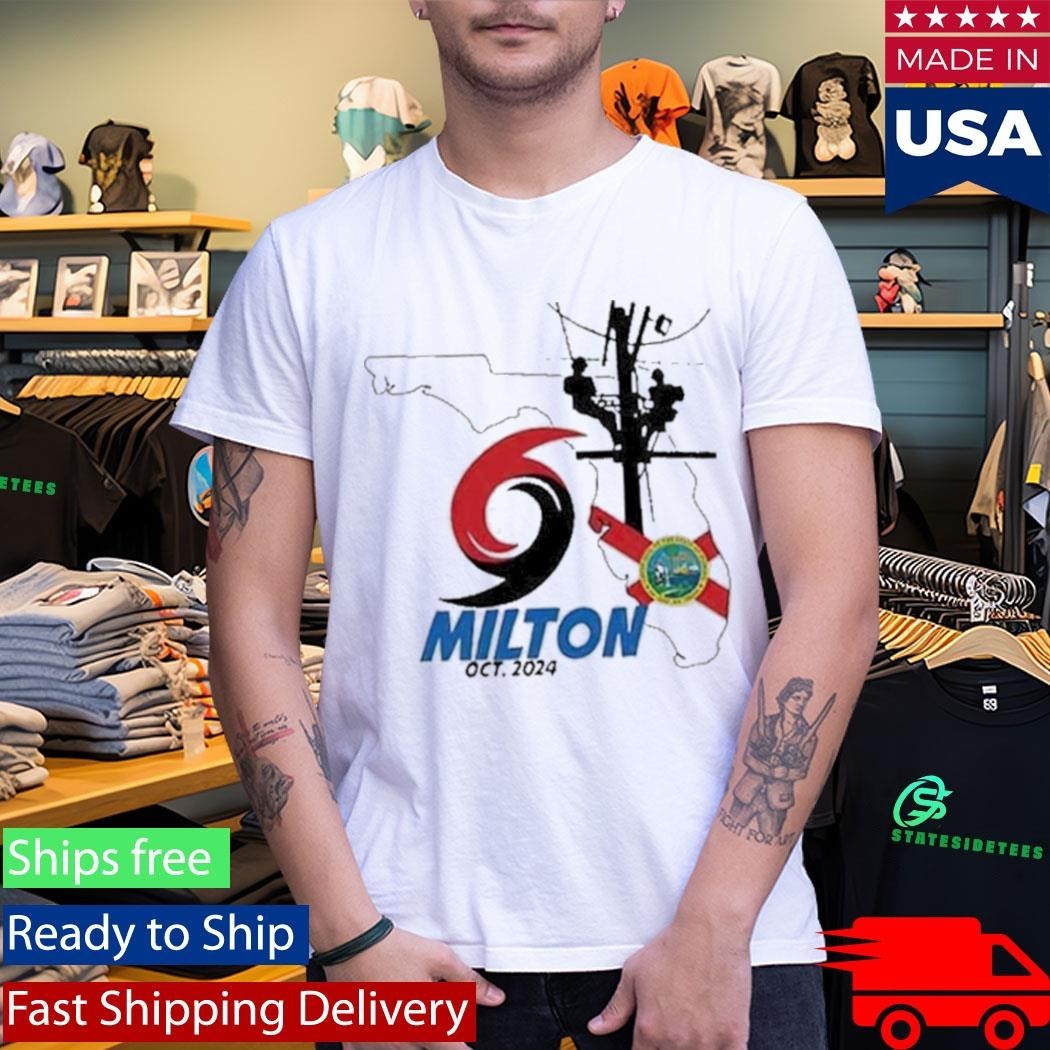 Florida I Survived Hurricane Milton October 2024 Shirt Unisex , , , Long Sleeve Tee