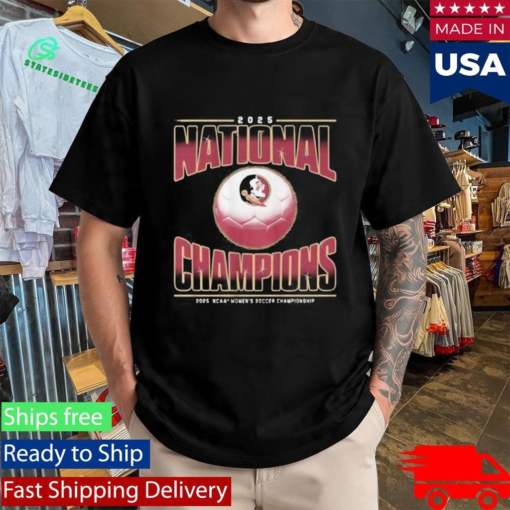 Florida State Seminoles Womens Soccer 2025 Ncaa National Champions Shirt Unisex , , , Long Sleeve Tee