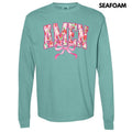 Flower Amen Coquette Long Sleeve Comfort Colors 'NLB' T-Shirts