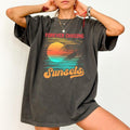 Forever Chasing Sunsets Summer Vacation Sunsets Unhinged Shirt Sunsets Lover Beach Shirt Comfy Fabric Tops Womenswear Cotton Fabric Relaxed Fit Chic T-Shirts