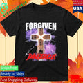 Forgiven & Dangerous Christian Lion Cross Shirt Unisex , , , Long Sleeve Tee