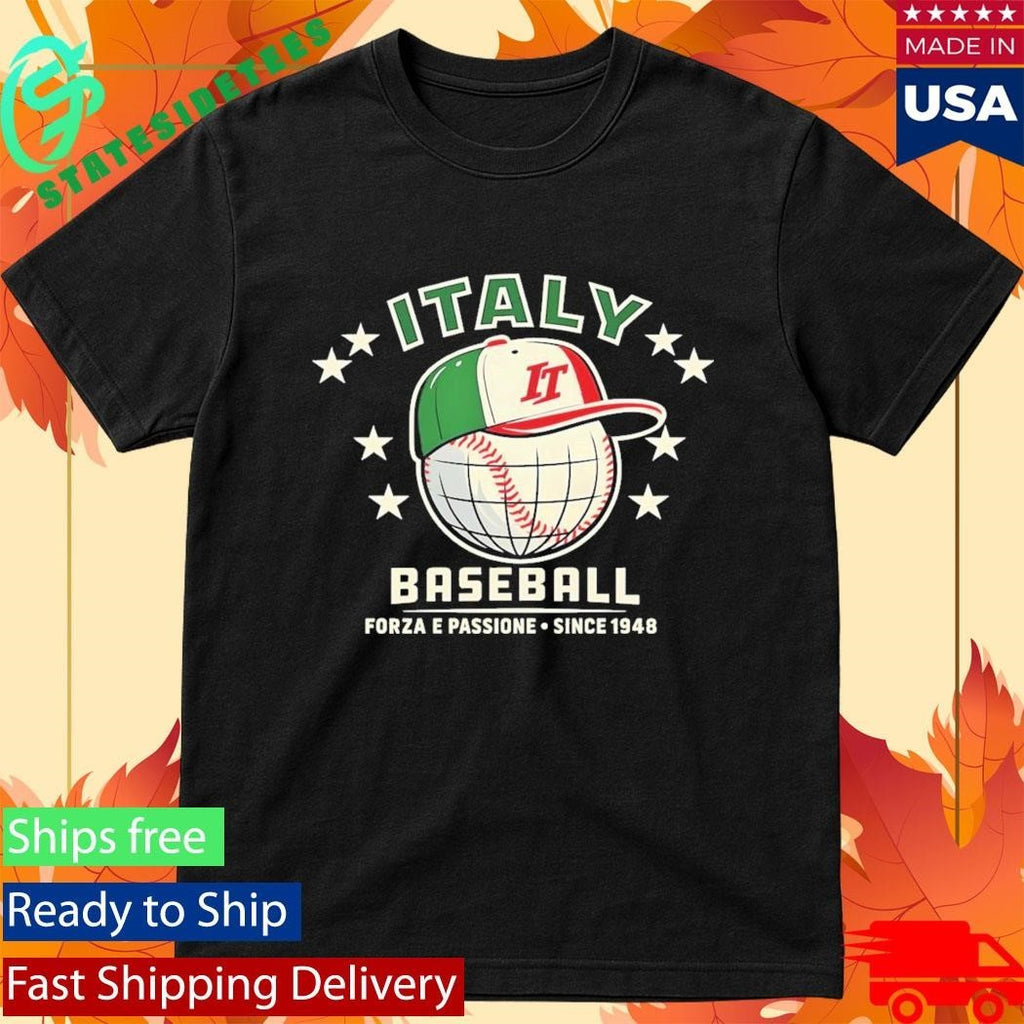 Forza Italia Baseball Forza E Passione Since 1948 Shirt Unisex , , , Long Sleeve Tee