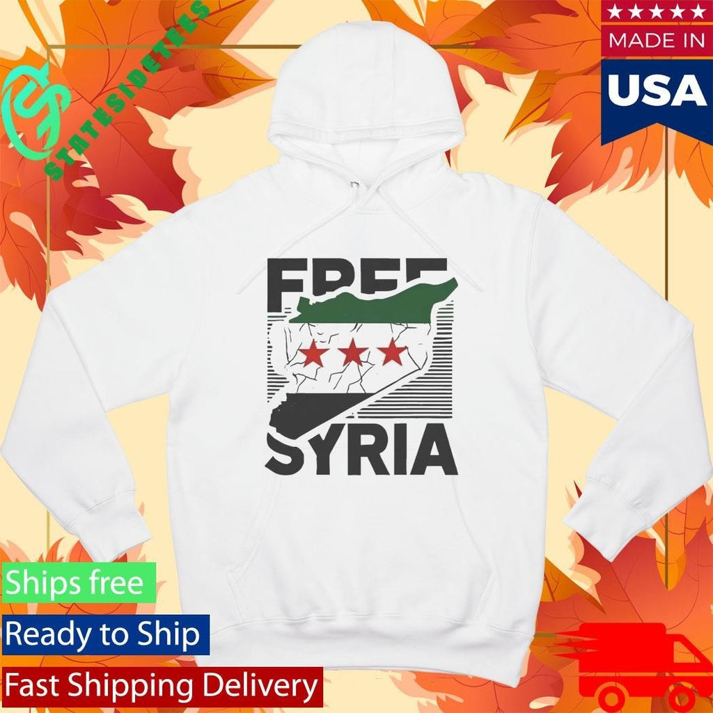 Free Syria Map Shirt Unisex , , , Long Sleeve Tee