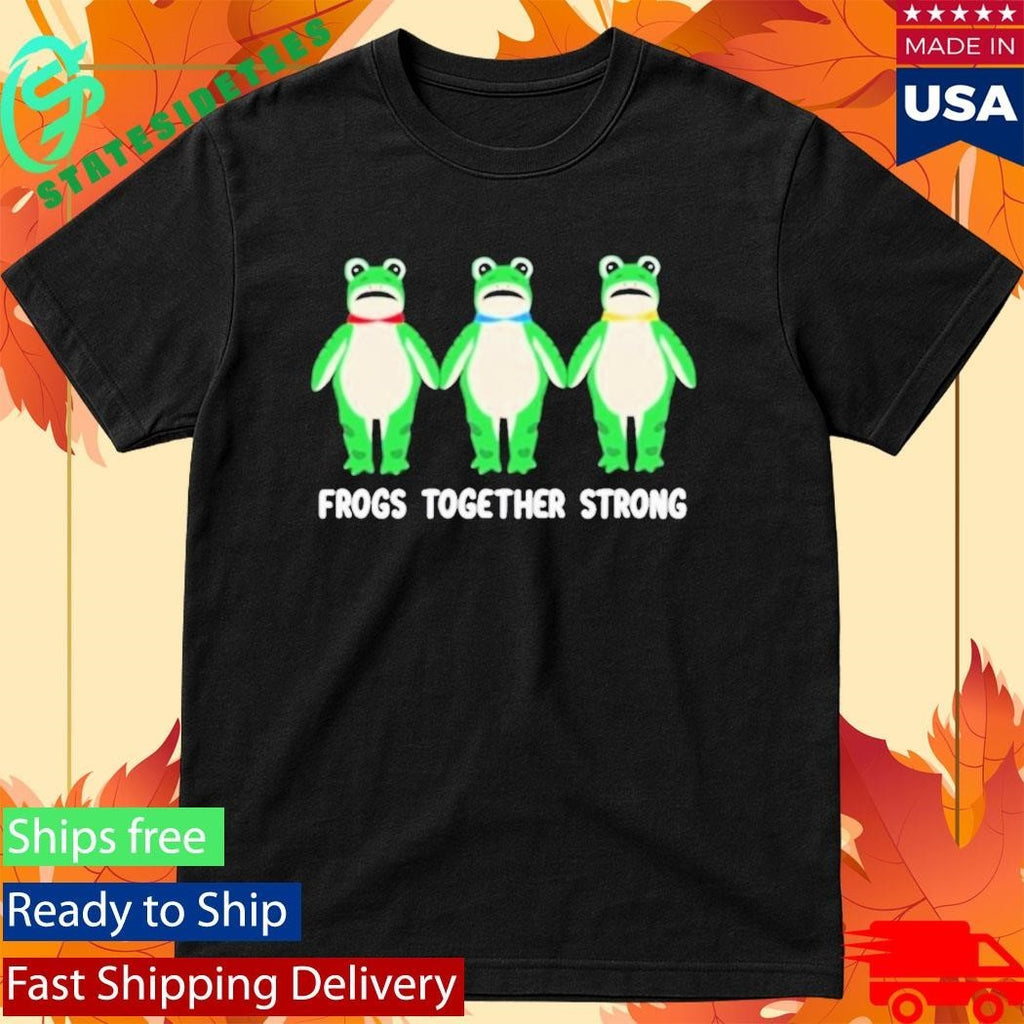 Frogs Together Strong Portland Frog Protest Anti Ice Shirt Unisex , , , Long Sleeve Tee