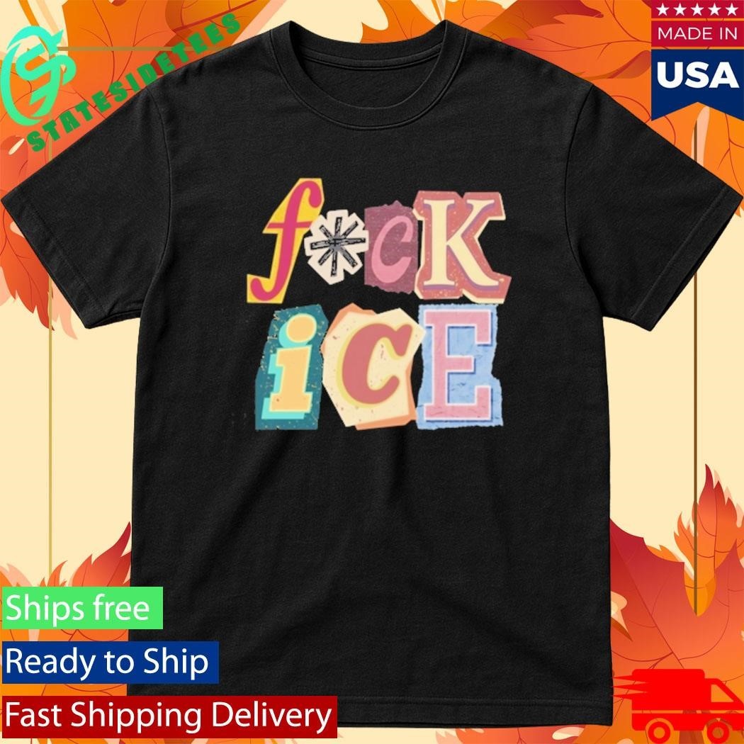 Fuck Ice Magazine Letters Shirt Unisex , , , Long Sleeve Tee